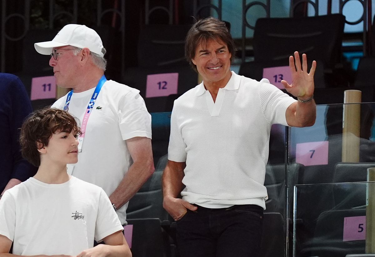 Tom Cruise at the Paris Olympics