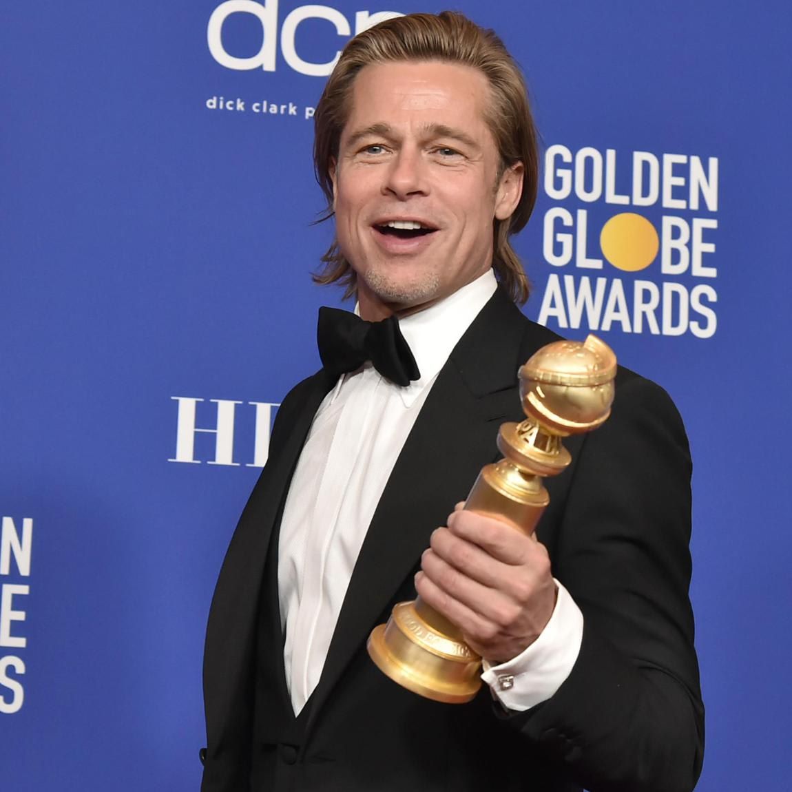 Brad Pitt wins Golden Globe