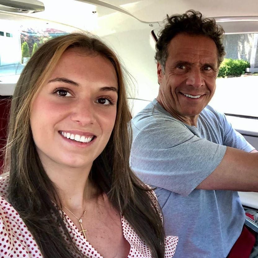 Andrew Cuomo and his daughter