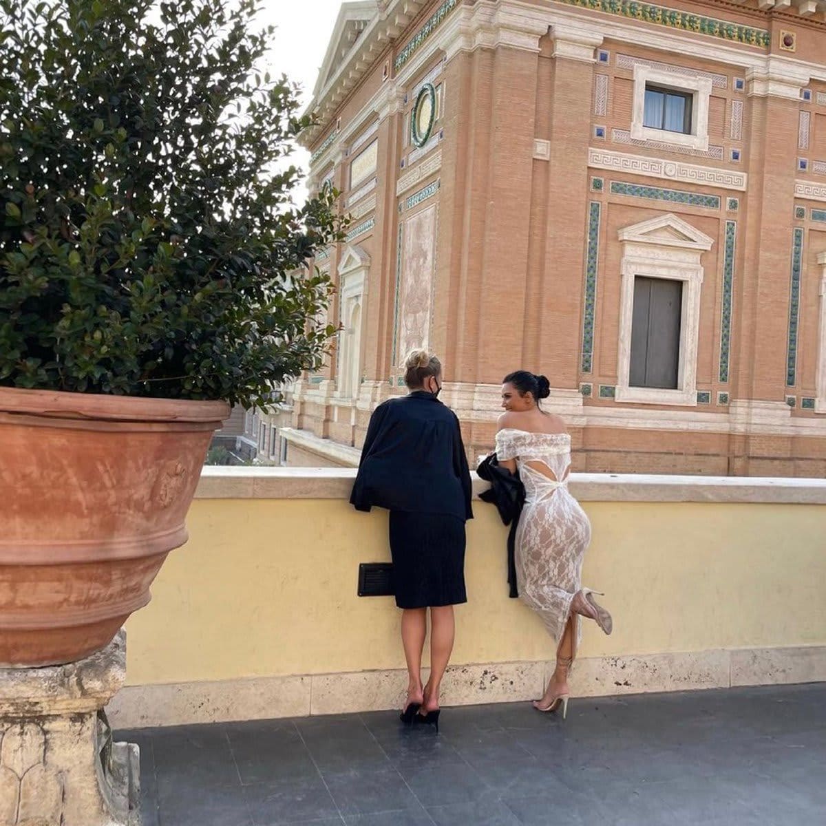 Kim Kardashian and Kate Moss' trip to the Vatican