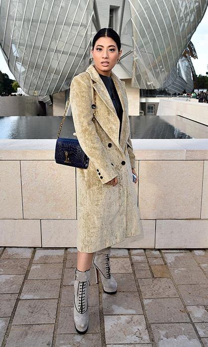 She looked the epitome of elegance for the Louis Vuitton show.
<br>
Photo: Getty Images