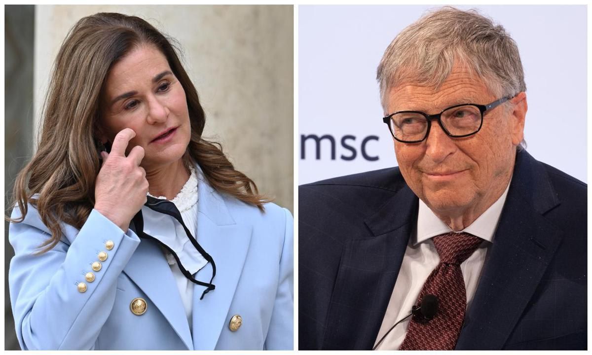 Melinda Gates at the Elysee Palace in Paris