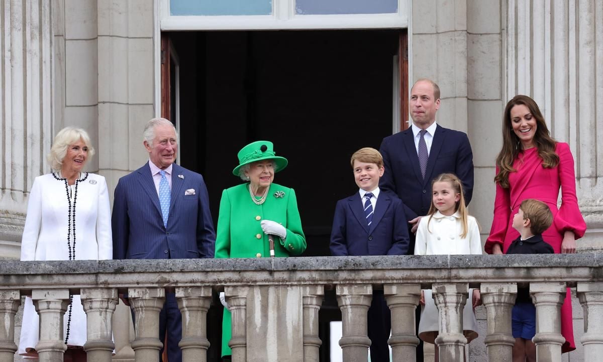 Queen Elizabeth appeared on the balcony of Buckingham Palace with members of her family on the final day of the Platinum Jubilee Central Weekend in June.