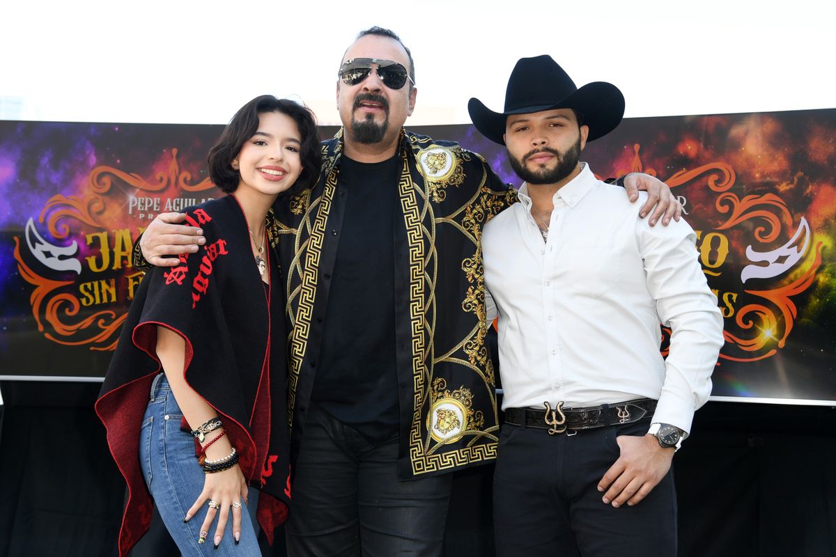 Angela Aguilar has been supported by her father, Pepe Aguilar