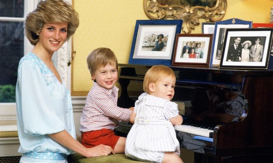 Princess Diana sons piano