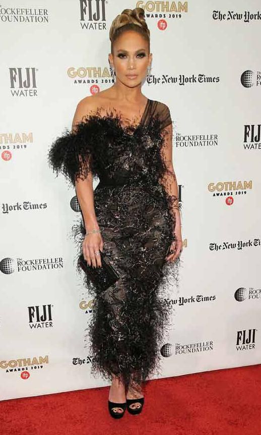 Jennifer Lopez stunning gown Gotham Film Awards