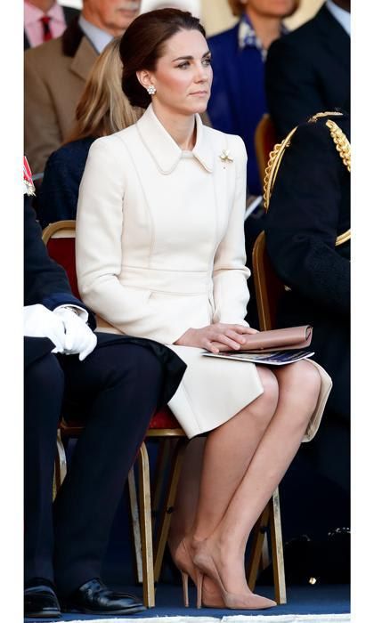 Kate Middleton sitting down