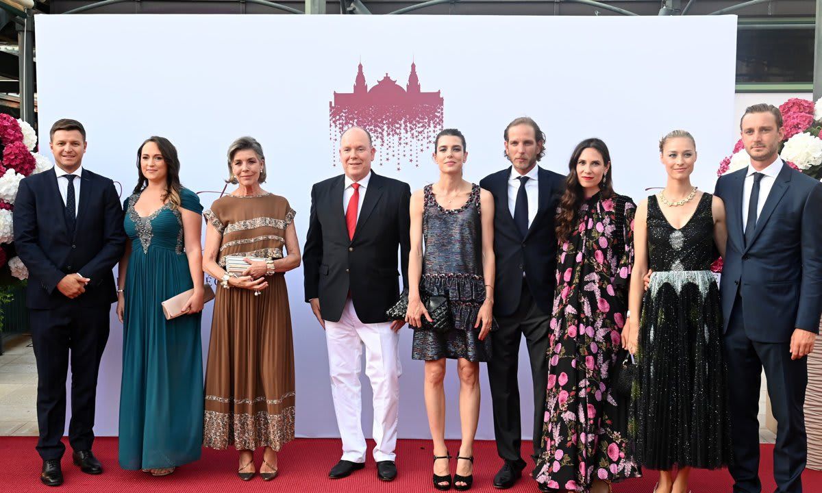 Monaco royal family attends summer concert