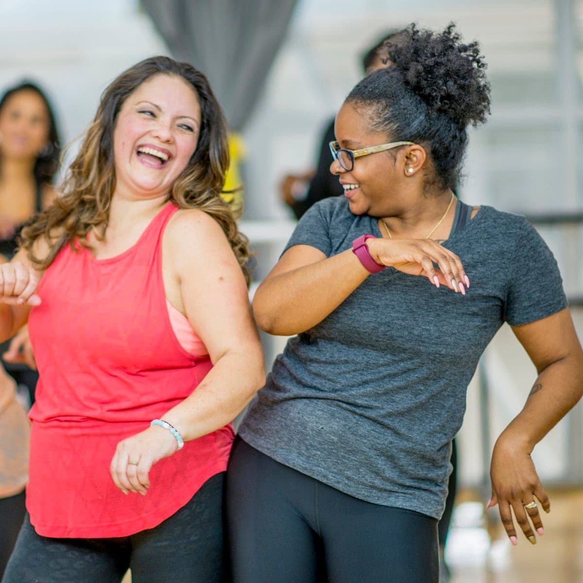 Women working out