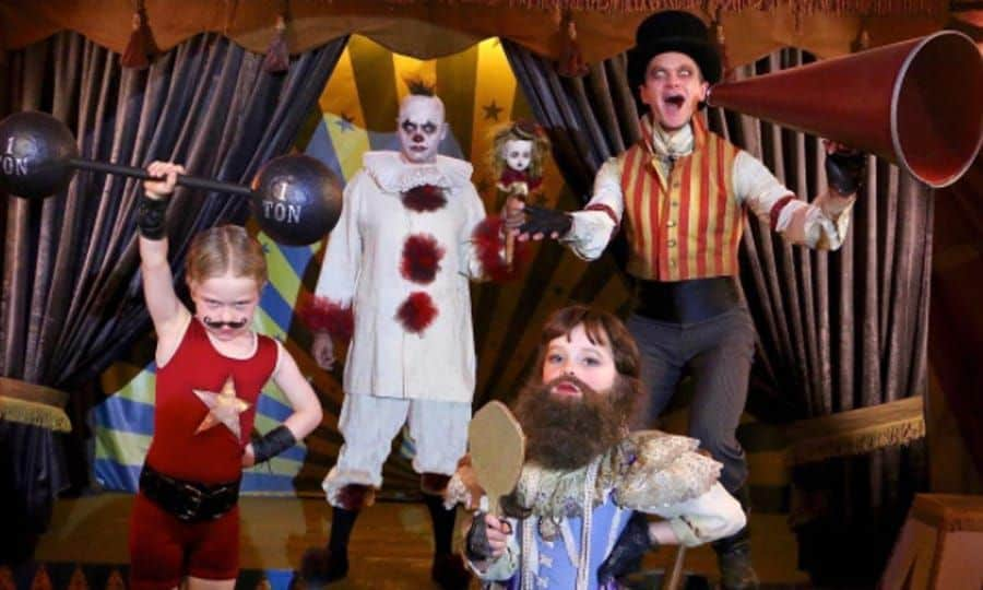 Neil Patrick Harris and David Burtka won Halloween with their staged family photo. The couple and their twins Harper and Gideon made up a family circus. Neil wrote on Instagram, "Hurry, hurry! Step right up and behold the Burtka-Harris Halloween Carnival of Curiosities! #happyhalloween @dbelicious"
Photo: Instagram/@nph