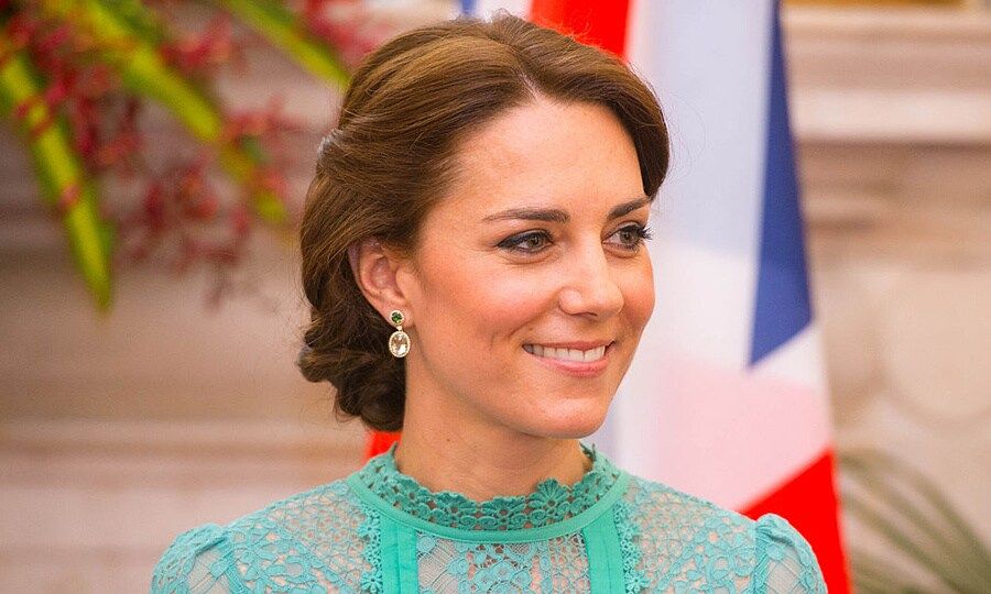 Kate swept her hair into an updo for a meeting with India's Prime Minister, giving a subtle nod to one of the season's biggest hair trends with braid details in the chignon.
<br>
Love this look? <a href="https://us.hellomagazine.com/fashion/12016041813736/kate-middleton-braided-up-do-in-6-easy-steps/"><strong>Click here</strong></a> for instructions on how to do it yourself at home!
<br>
<br>
Photo: Getty Images