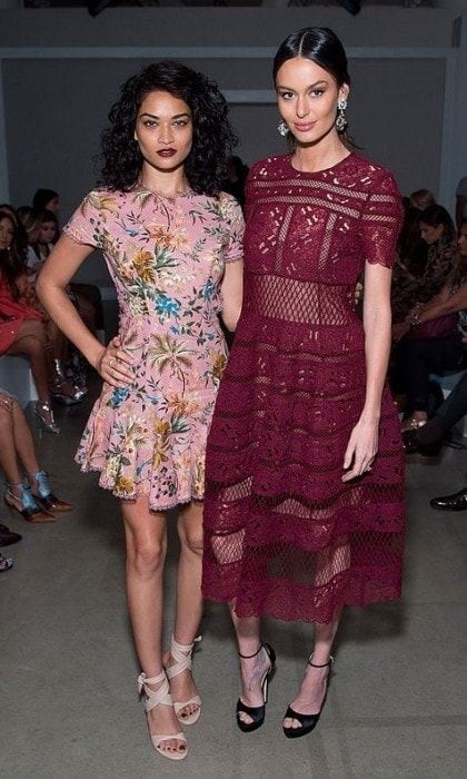 Shanina Shaik and Nicole Trunfio watched the Zimmermann show from the front row.
Photo: Michael Stewart/WireImage