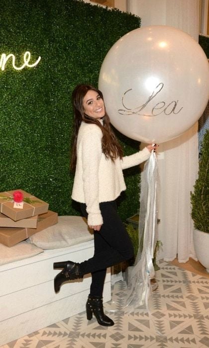 December 15: Lea Michele got real, and zen, at Aerie's NYC pop-up shop.
Photo: Michael Simon, StarTraksPhoto.com
