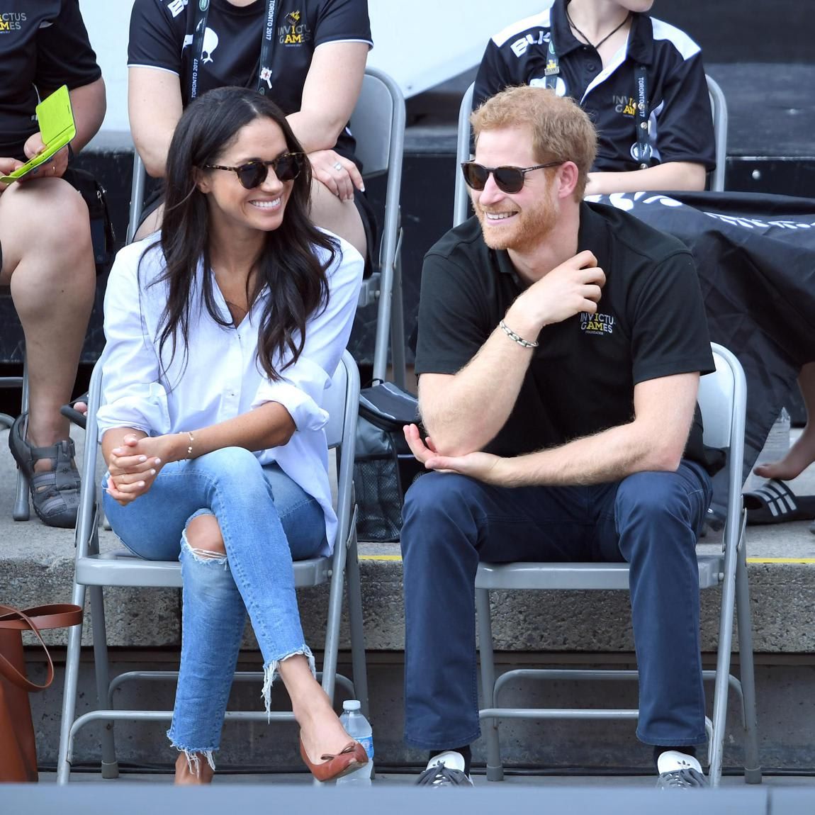 Prince Harry and Meghan Markle made their first public appearance together in 2017 at the Toronto games