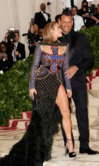 Jennifer Lopez and Alex Rodriguez Met Gala 