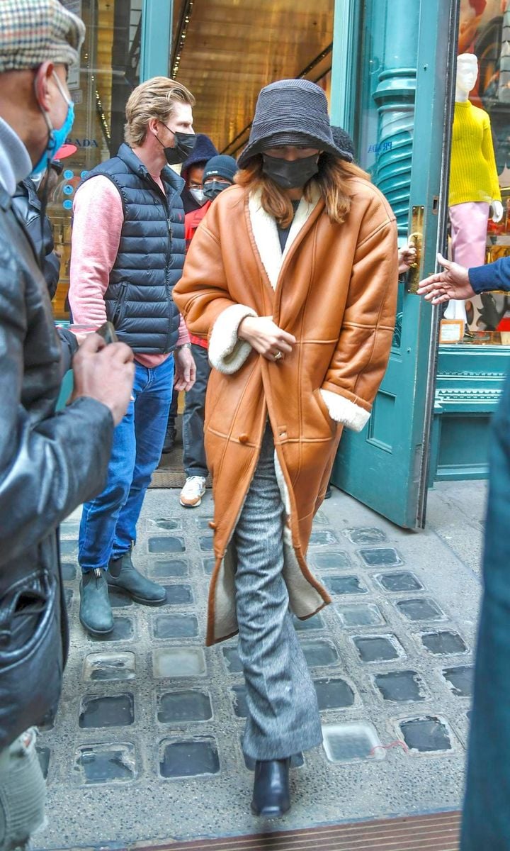 Zendaya goes shopping at Prada in New York City