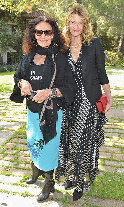 The designer herself mingled during the bash, of course. Here's Diane with <I>Big Little Lies</I> star Laura Dern.
Photo: Donato Sardella/Getty Images for Diane von Furstenberg