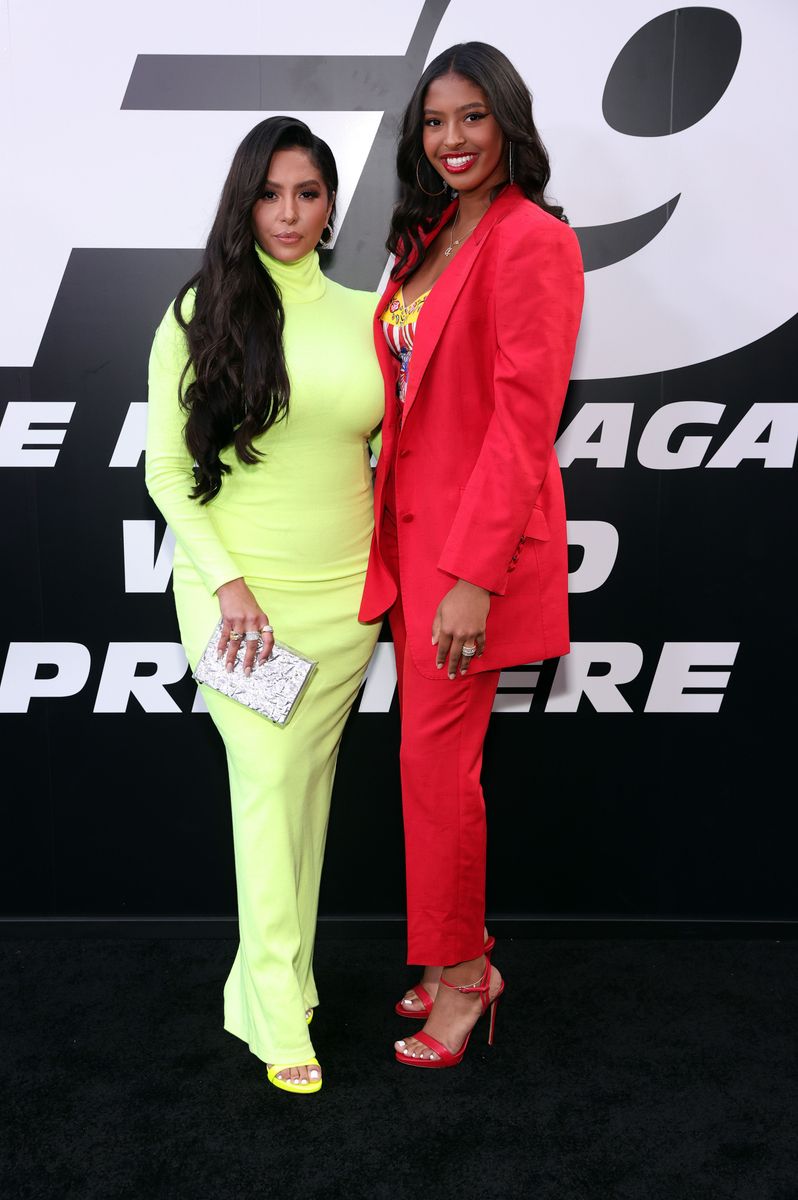 Vanessa Bryant and Natalia Bryant at the Universal Pictures "F9" World Premiere in Hollywood.