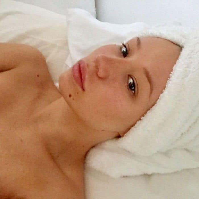 <a href="https://us.hellomagazine.com/tags/1/Iggy-Azalea/"><strong>Iggy Azalea</strong></a> looking serene on a spa day.
Photo: Instagram/@thenewclassic