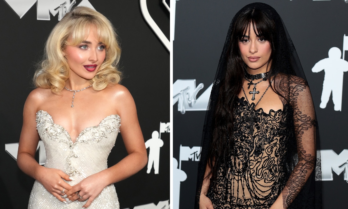 Camila Cabello and Sabrina Carpenter at the MTV VMAs 2024