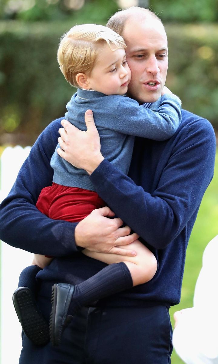 Prince George gave his dad a warm hug during their royal tour of Canada. In 2016, the Duke told BBC, "I hope George loves me the same way any son does to his father, so we are very normal in that sense."