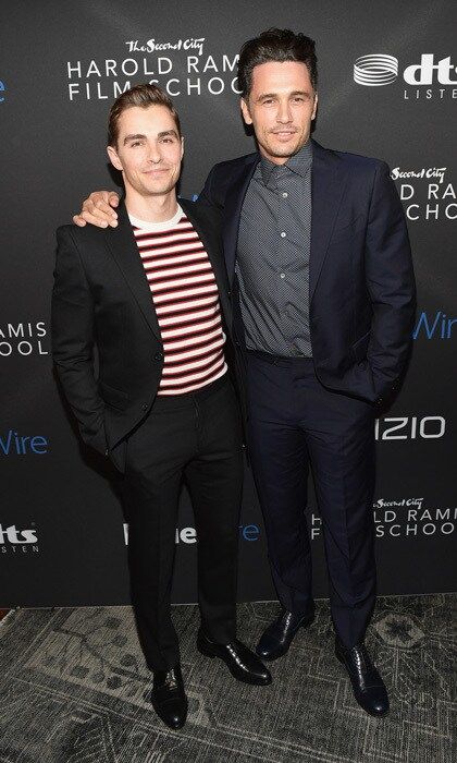 Dave Franco was a supportive brother to James at the IndieWire Honors, where the <i>Deuces</i> actor won the Vanguard Film Award. The event took place at The Harold Ramis Film School at The Second City in L.A.
Photo: Getty Images