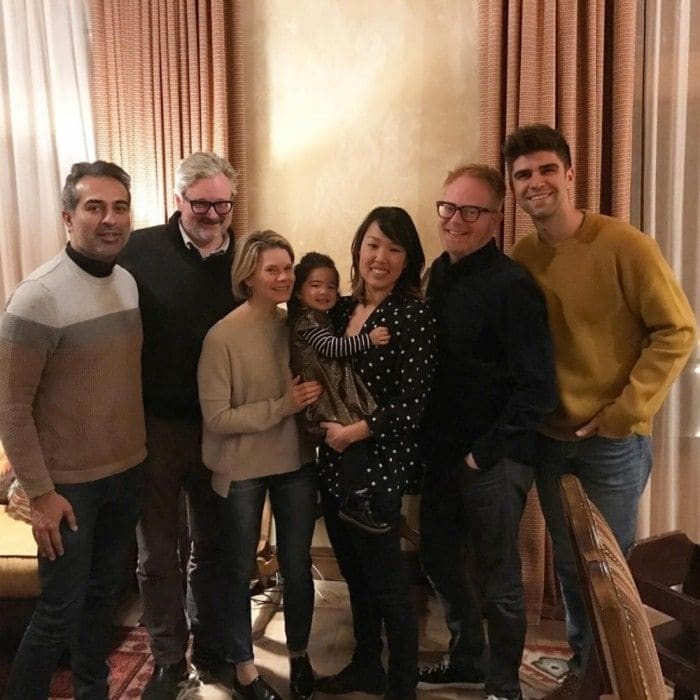 Jesse Tyler Ferguson spent New Year's with friends at the luxurious Gateway Canyons in Western Colorado. The <i>Modern Family</i> star shared the photo, writing: "The NYE crew (minus baby William). Feeling so lucky to bring in the new year at @gatewaycanyons with good friends!"
Photo: Instagram/@jessetyler