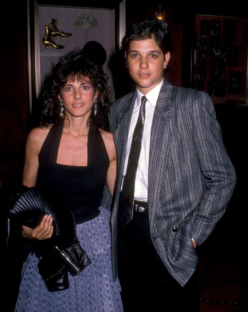 Ralph Macchio and Phyllis Fierro at the NY Premiere of 'Great Balls of Fire', Ziegfeld Theater, New York City. 1989