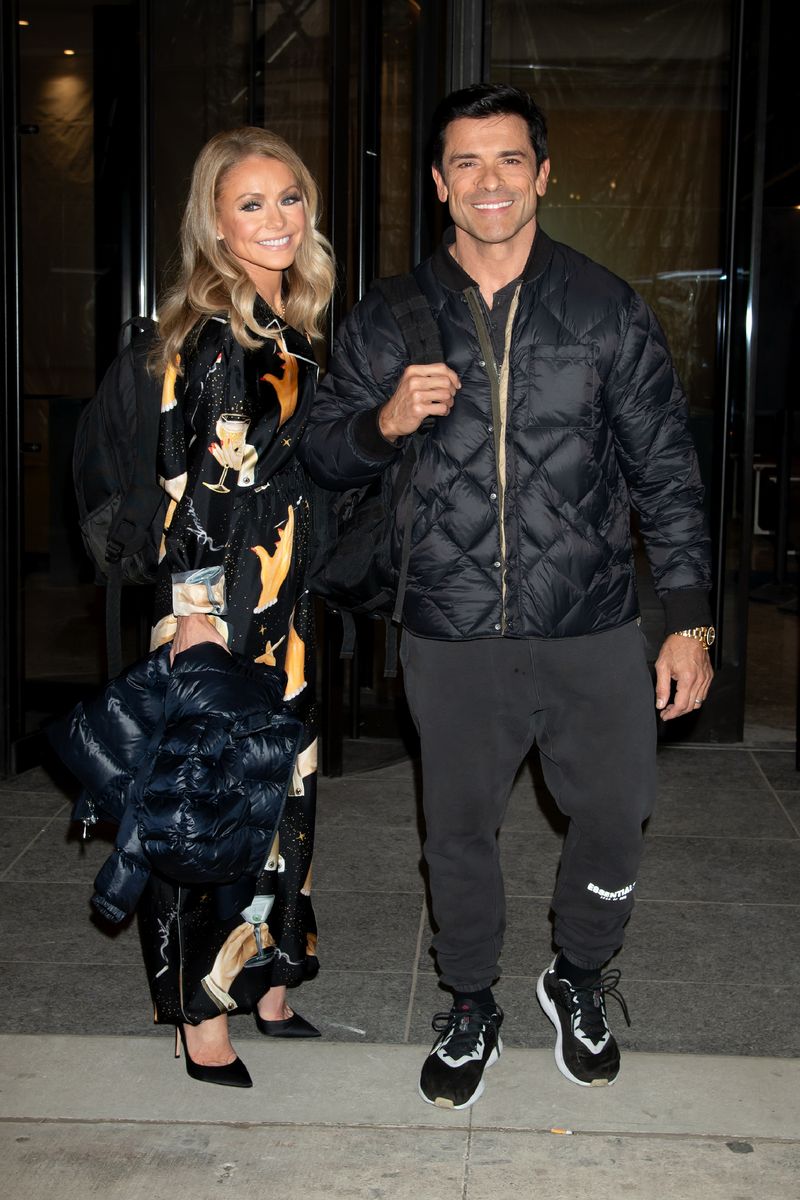 Kelly Ripa and Mark Consuelos in New York