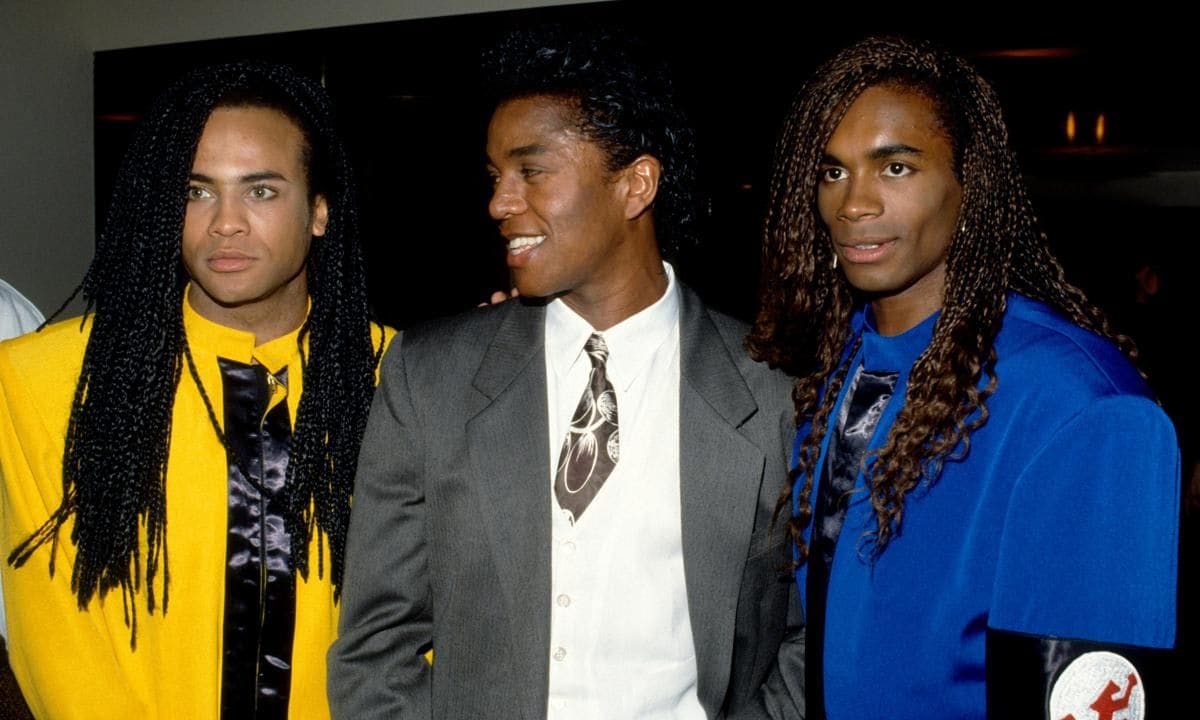 Milli Vanilli with Jermaine Jackson