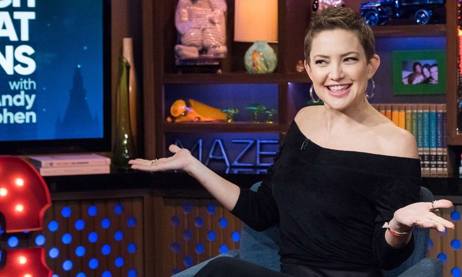 Kate Hudson cleared up those rumors that circulated about her dating Brad Pitt when she stopped by <i>Watch What Happens Live</i>. "That was the craziest rumor of all time. No, there's nothing true to that,'" the <i>Pretty Fun</i> author told host Andy Cohen. "As a matter of fact I hadn't actually seen him in, like, four years."
Though the false story could have been worse with the mom-of-two admitting, "It was kind of an awesome rumor. I kind of liked it."
Photo: WWHL