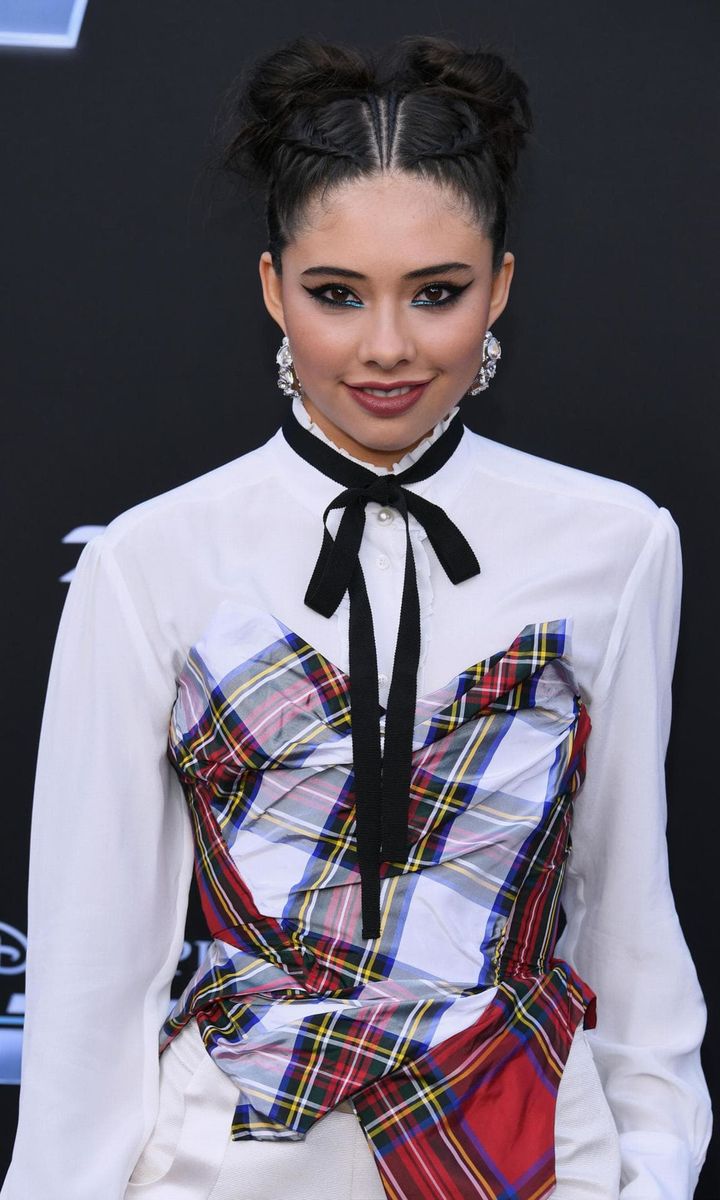 Xochitl Gomez attends Disney And Pixar’s “Lightyear” premiere.