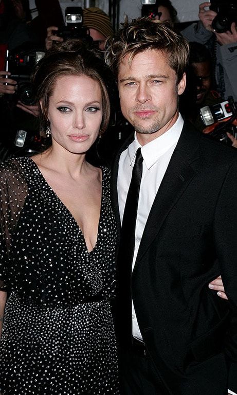 December 2006: Having taken a break from the public eye during the beginnings of their whirlwind romance, the two were already parents of three to Maddox, Zahara, and daughter Shiloh, born earlier that year by the time they returned to the spotlight for the premiere of 'The Good Shepherd' in New York City.
<br>
Photo: Getty Images