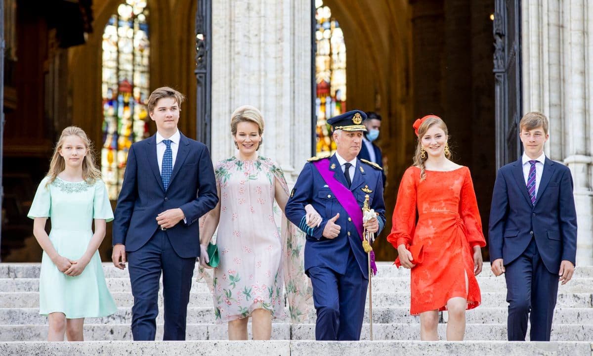 King Philippe and Queen Mathilde of Belgium's eldest daughter and eldest son will both be studying in the UK
