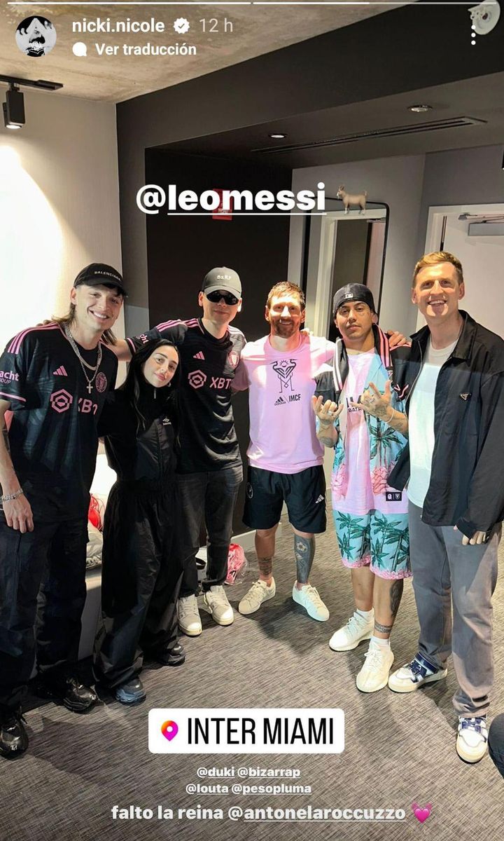 Peso Pluma, Nicki Nicole, Bizarrap, Messi and Duki