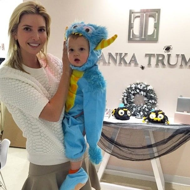 Ivanka brought her "little monster" into work with her on Halloween.
<br>
Photo: Instagram/@ivankatrump