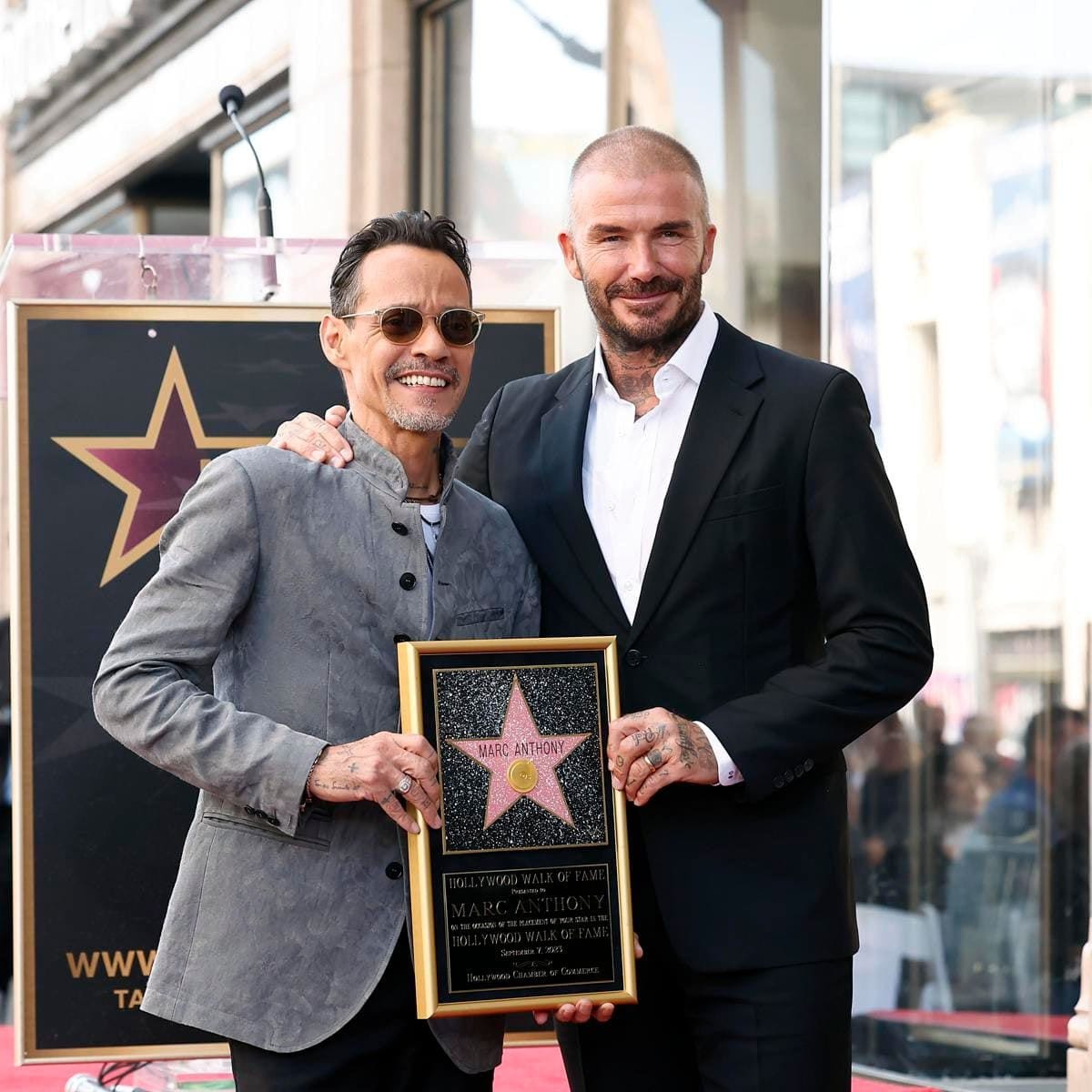 Marc Anthony Honored With Star On Hollywood Walk Of Fame