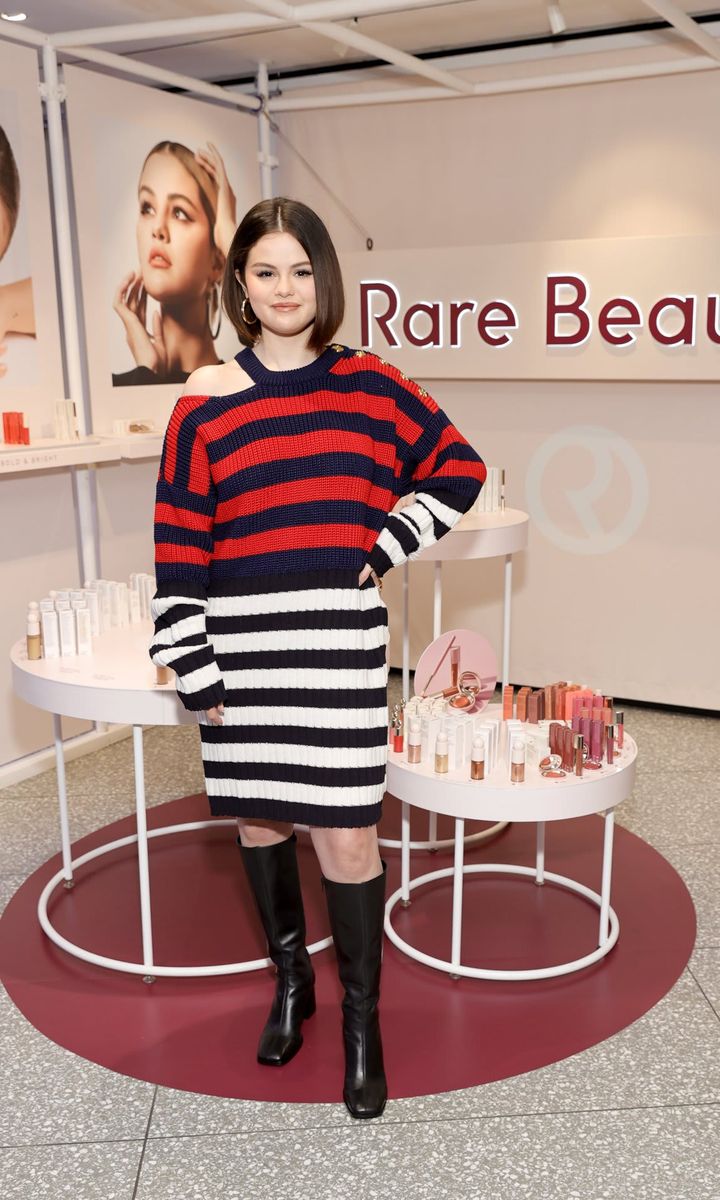 Rare Beauty Founder And Creator Selena Gomez Visits Sephora Times Square