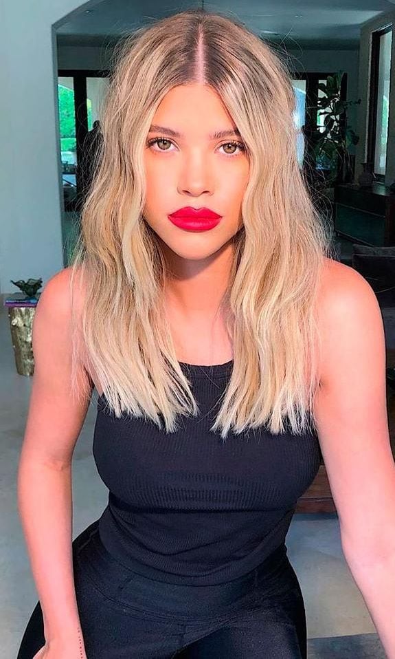 Sofia Richie has gone for one of the top blonde looks of the season