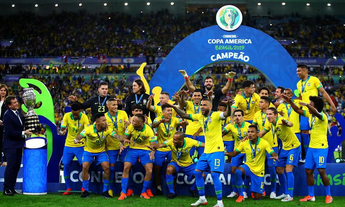 Copa America Brasil - Brazil National soccer team wins
