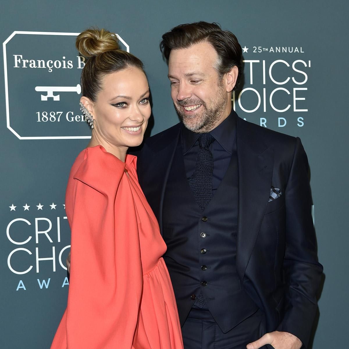 Olivia Wilde and Jason Sudeikis at the 25th Annual Critics' Choice Awards - Arrivals