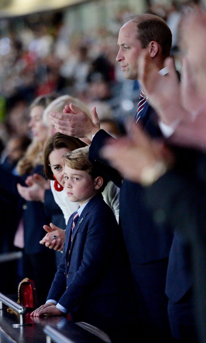 Prince William attended the UEFA EURO 2020 final on July 11 with the Duchess of Cambridge and Prince George