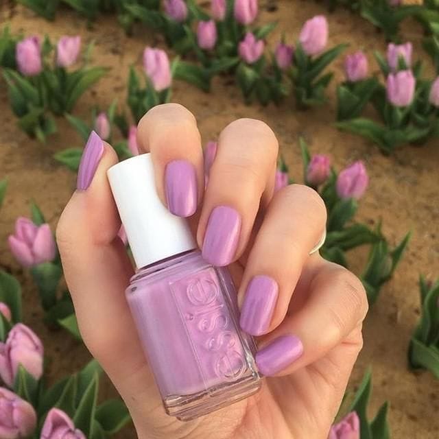 Essie purple nail polish