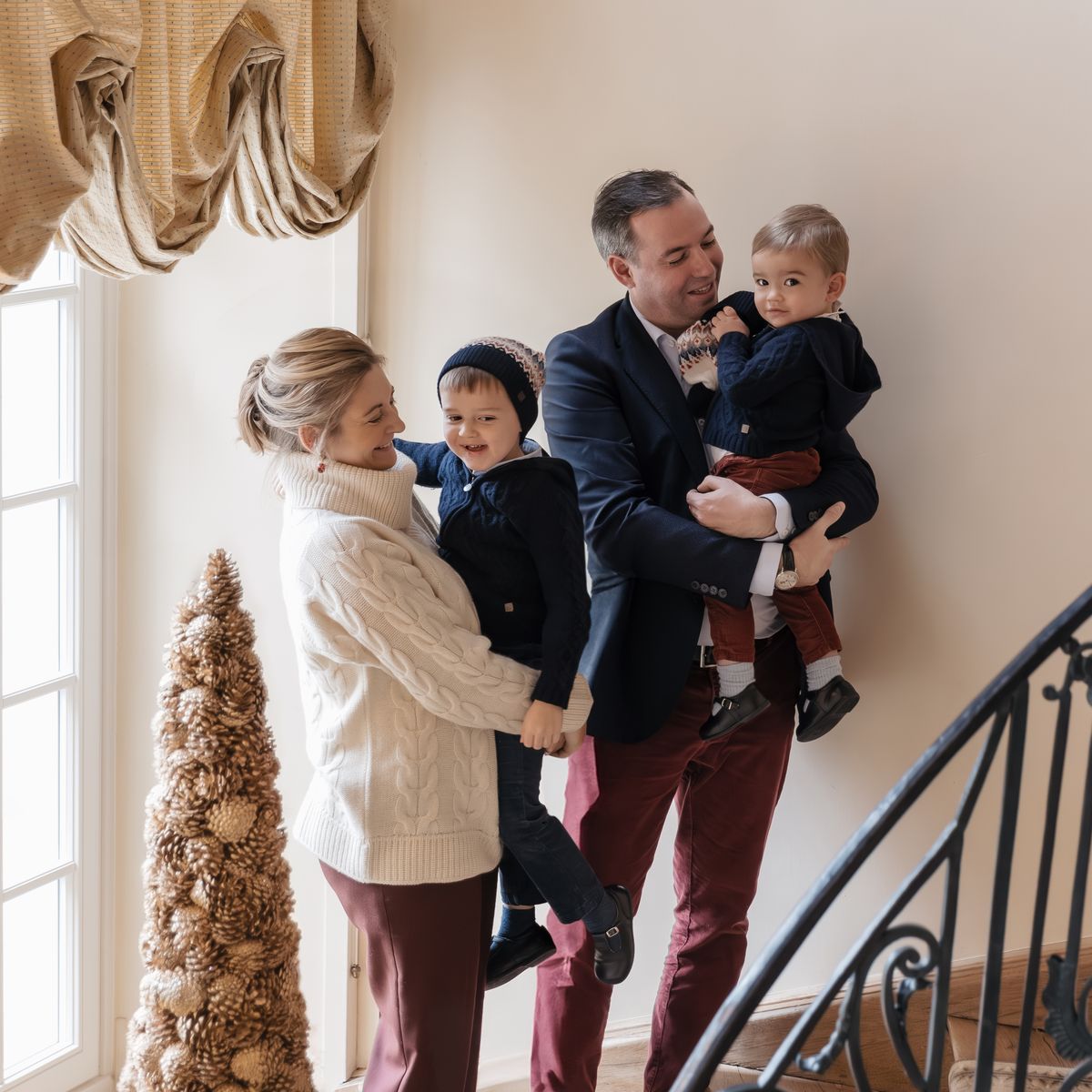  Hereditary Grand Duke Guillaume and his family