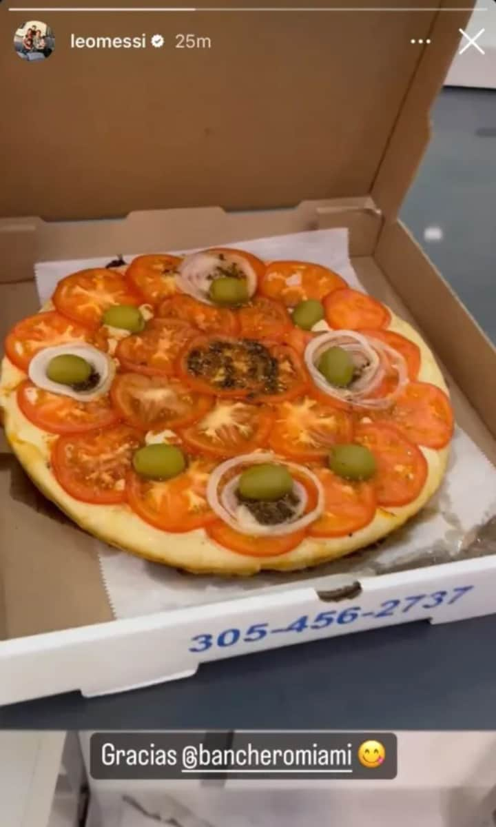 Lionel Messi pizza