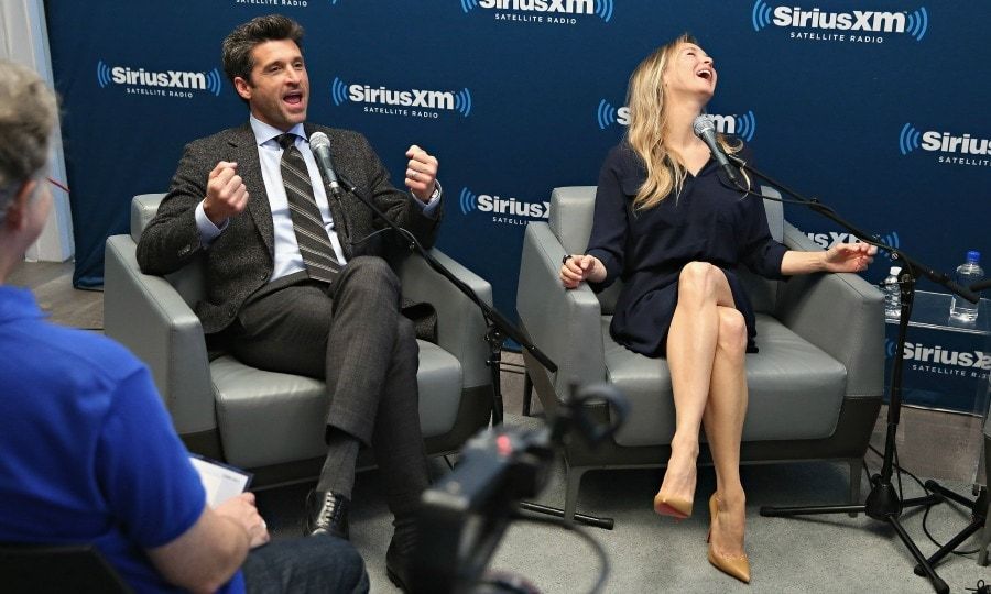 September 12: Patrick Dempsey and Renee Zellweger had some fun during the SirusXM Town Hall while promoting their film <i>Bridget Jones's Baby</i> in NYC.
Photo: Cindy Ord