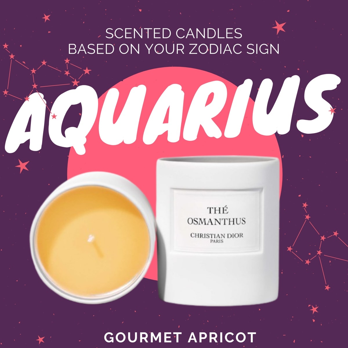 Candle scents based on your zodiac sign: Aquarius