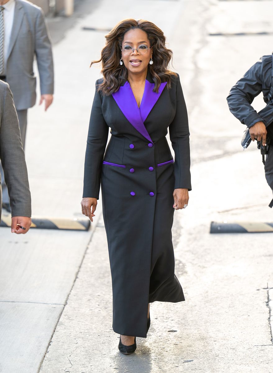 Oprah Winfrey is seen at 'Jimmy Kimmel Live' 