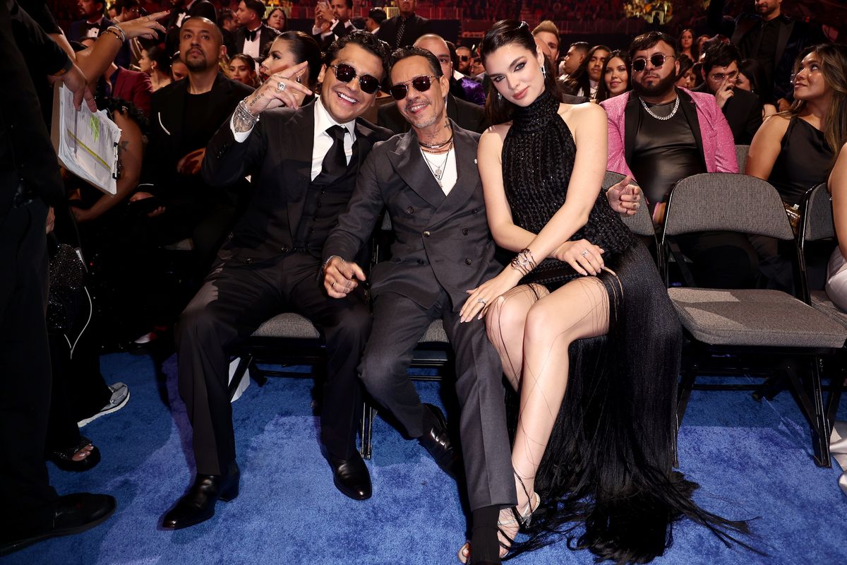 Nodal, Anthony and Ferreira at the Grammys