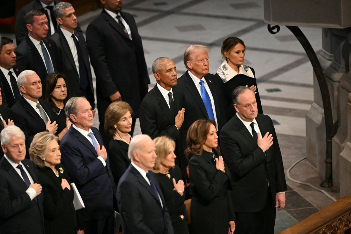 All living presidents attended the funeral to honor President Carter's memory